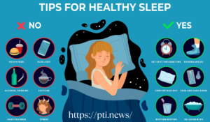 Person practicing bedtime mindfulness for healthy sleep habits