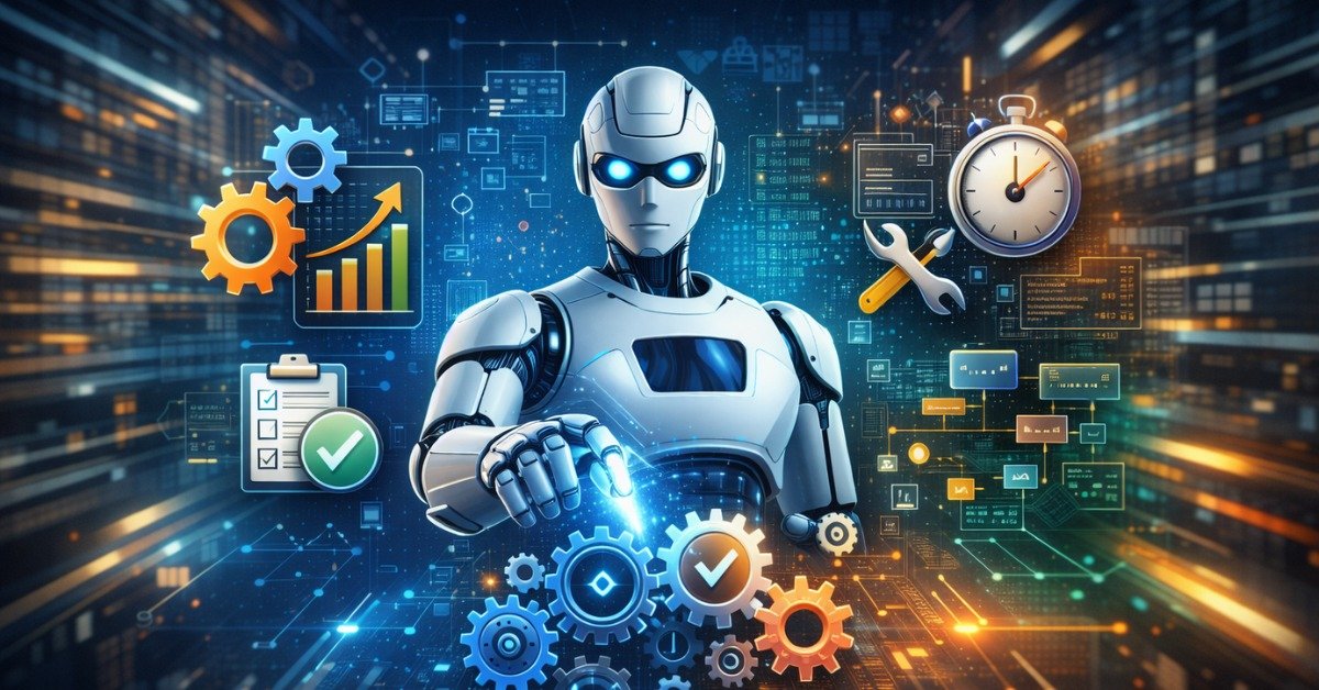 Automation tools dashboard showing system optimization processes